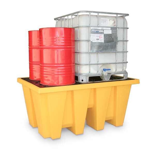 EIBC1100-PE1 Ecospill IBC Containment Pallet | EIBC1100PE1 | Single IBC Containment Pallet | IBC Drum Pallet | Spill Kits | Spill Prevention